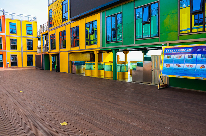 Marine Leisure and Vacation Platform-Bamboo Decking