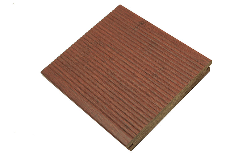 Durable Small Ripple Outdoor Bamboo Decking Boards Light Carbonized