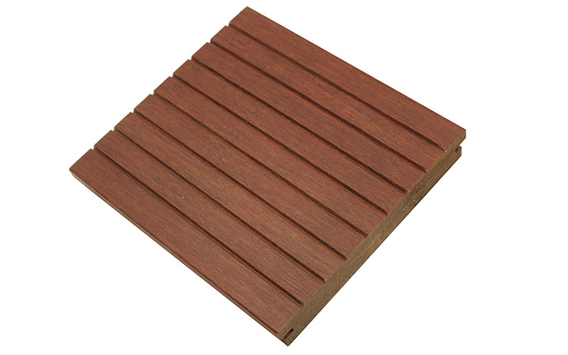 Small Grooved Natural Outdoor Bamboo Decking Board, Solid Bamboo Flooring