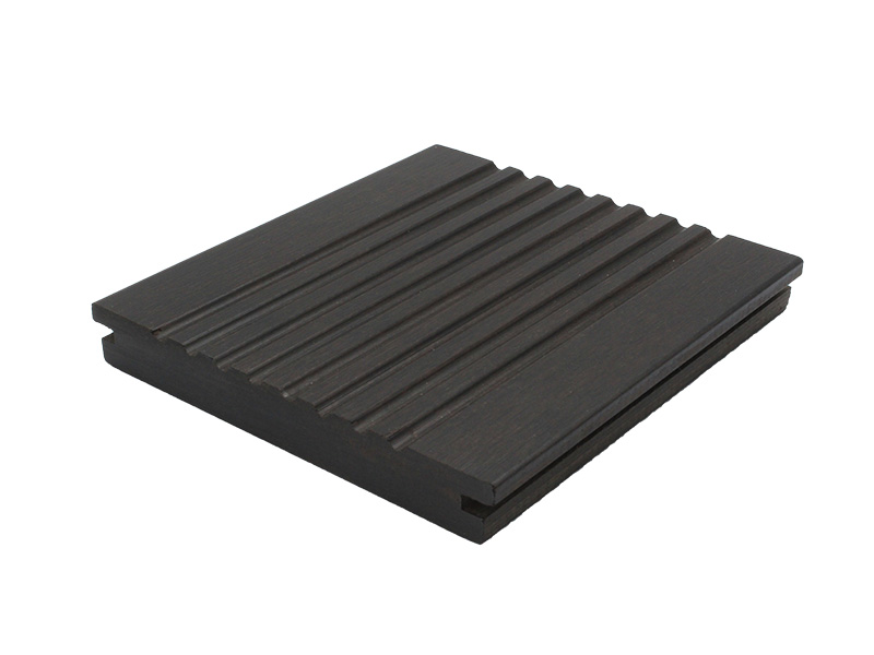 Outside Dark Carbonized Bamboo Decking Boards , Hot Compressed